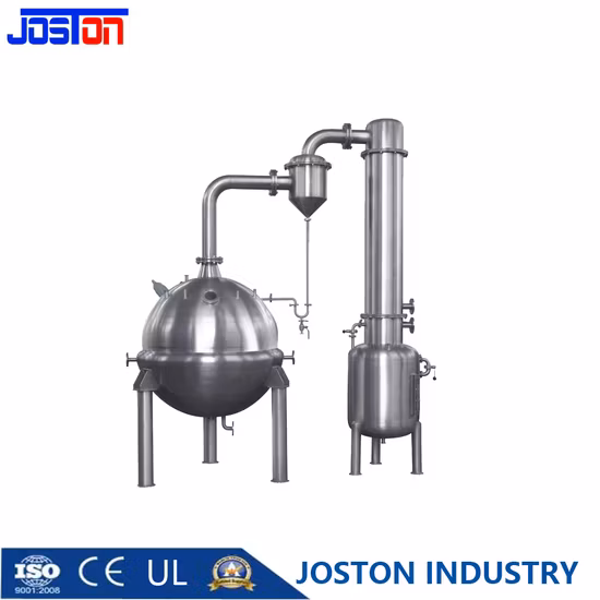 Energy Saving Vacuum Low Temperature Industrial Falling Film Evaporator Crystallizer Concentrator Machine